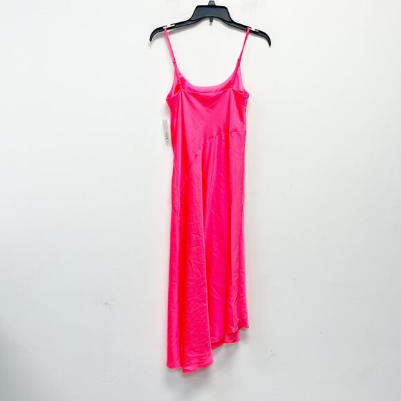 A New Day Women's Asymmetrical Midi‎ Slip Dress Pink Size XS - Picture 3 of 6